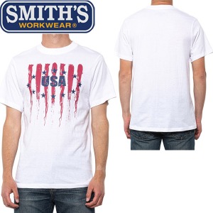 스미스워크웨어 SMITH&#039;S WORKWEAR그래픽 셔츠＊ST68XKA＊빅사이즈 티셔츠＊8N